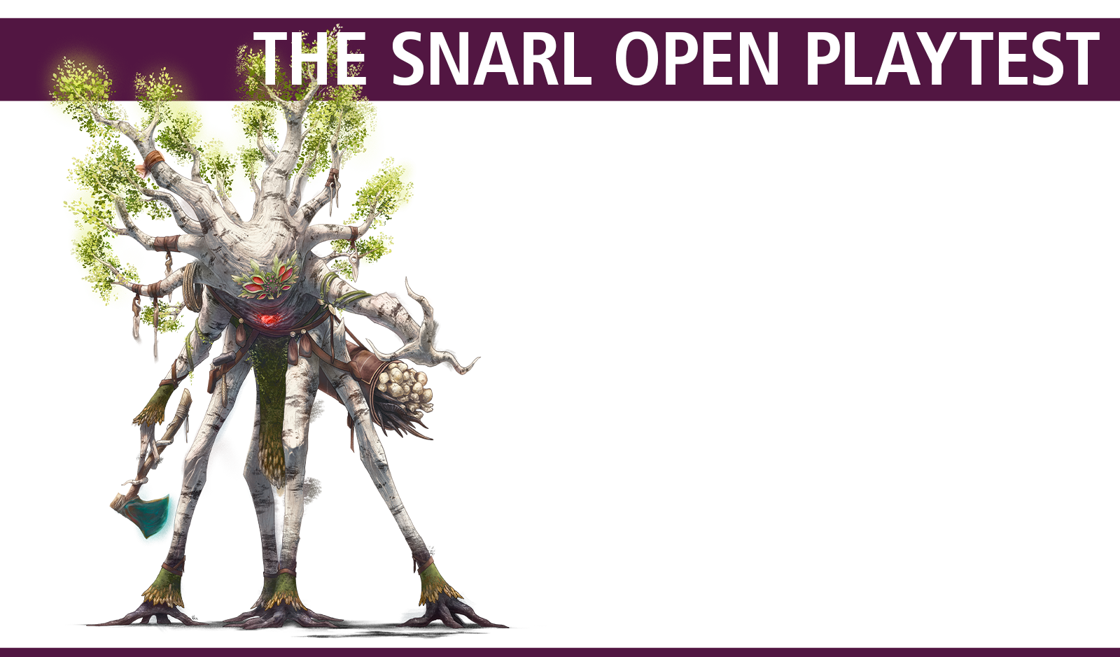 A giant clacker — a creature from the Snarl